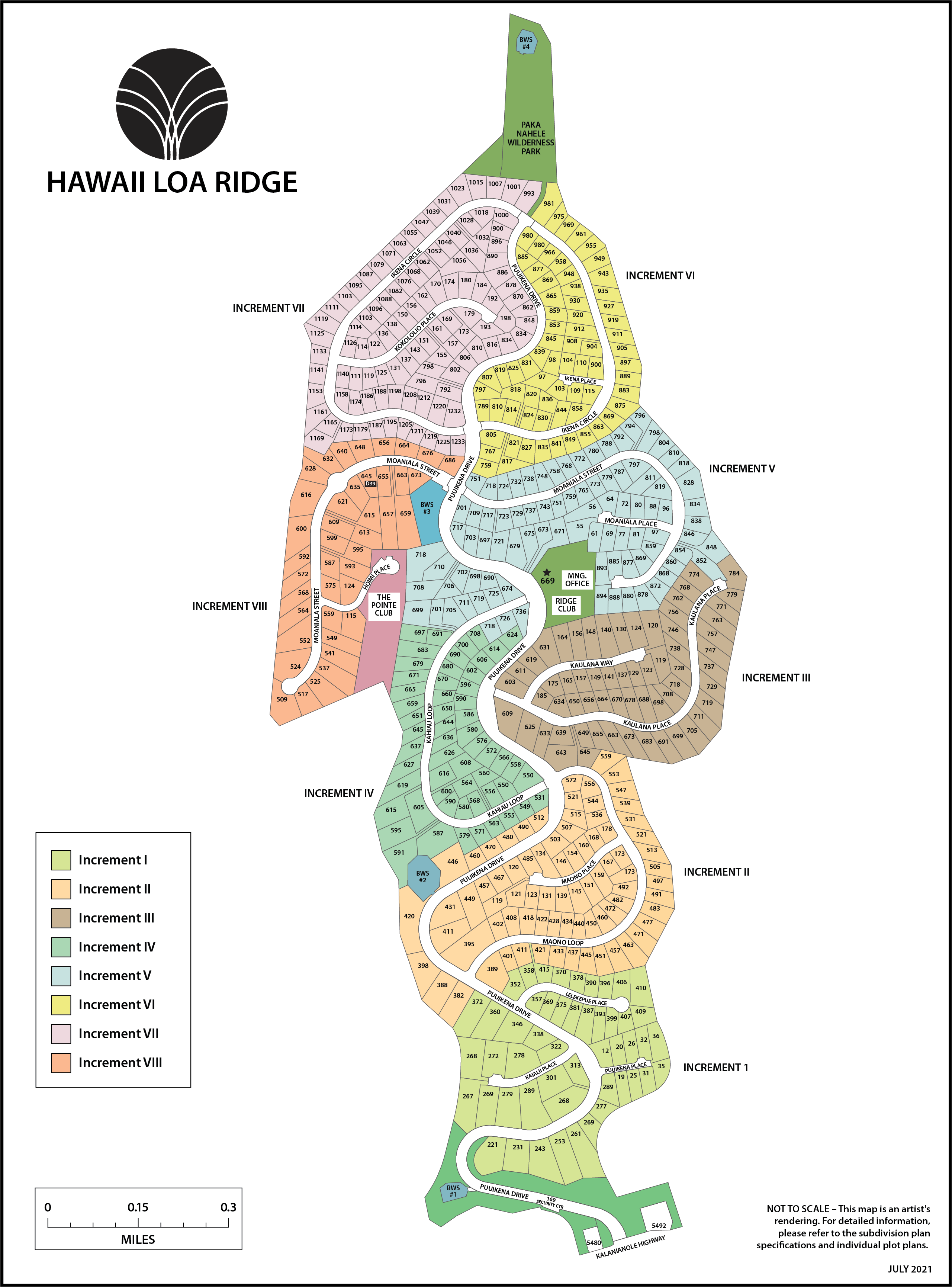 HILOA Parcel Map